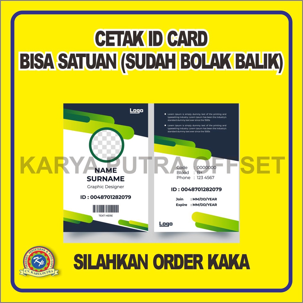 

CETAK ID CARD