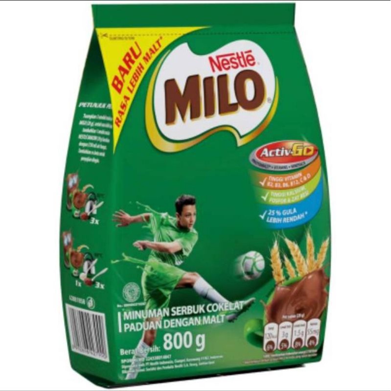 

Susu Bubuk Milo Activ-Go 300gr & 800gr