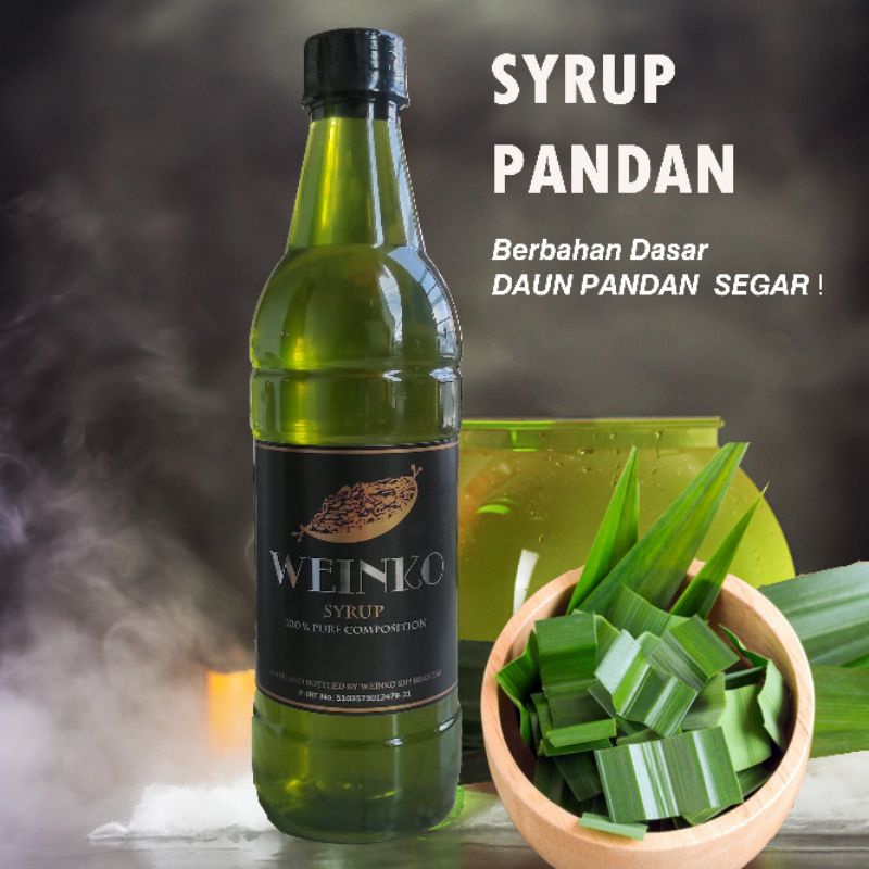 

Sirup Pandan Volume 625ml Sirup Weinko Syrup