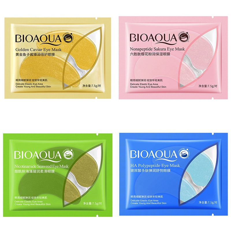 ★ BB ★ BIOAQUA eye mask Moisturizing masker mata 7.5g Memudarkan kerutan mata - BIO AQUA【BPOM】