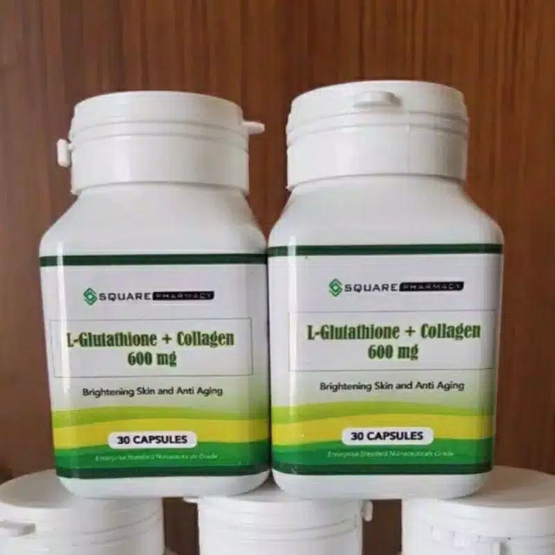 L GLUTATHIONE  600mg + COLLAGEN (Premium) Topcer