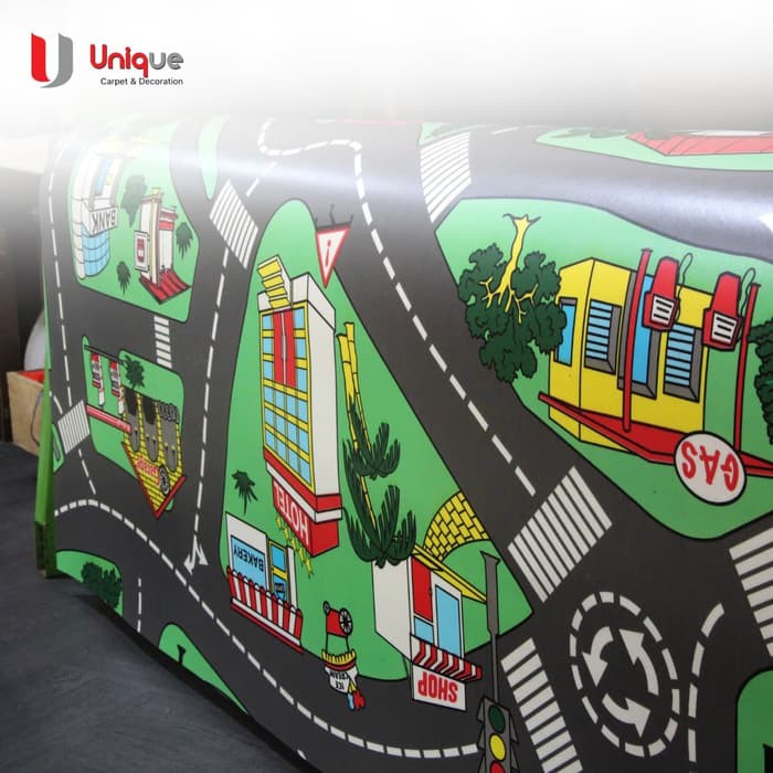 Karpet Vinyl Tebal 2 mm Vinyl Kamar Anak - Harga per m2