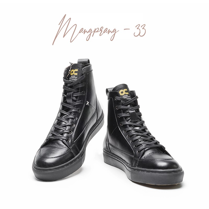 ODONCIBADUYUT OC-SNEAKERS CLASSIC BLACK KASUAL PRIA DEWASA MODEL KEKINIAN