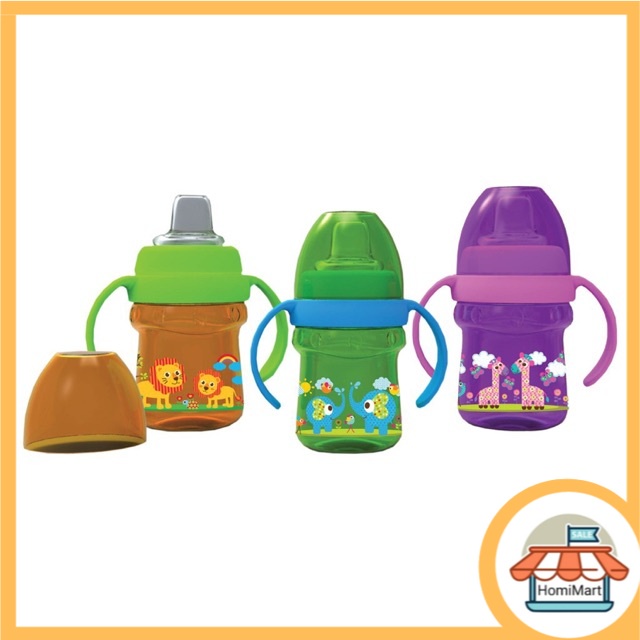 homimart I BABY SAFE Training Cup Soft Spout 125ml AP005 (Botol Minum Anak Bayi dengan Cucupan Lunak)