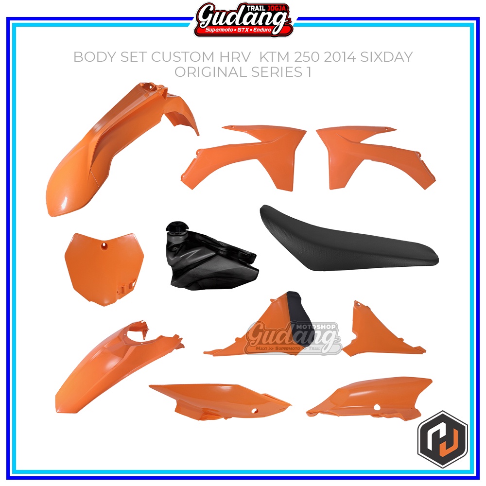 Body Set Cover Set KTM 250 2014 Sixday HRV