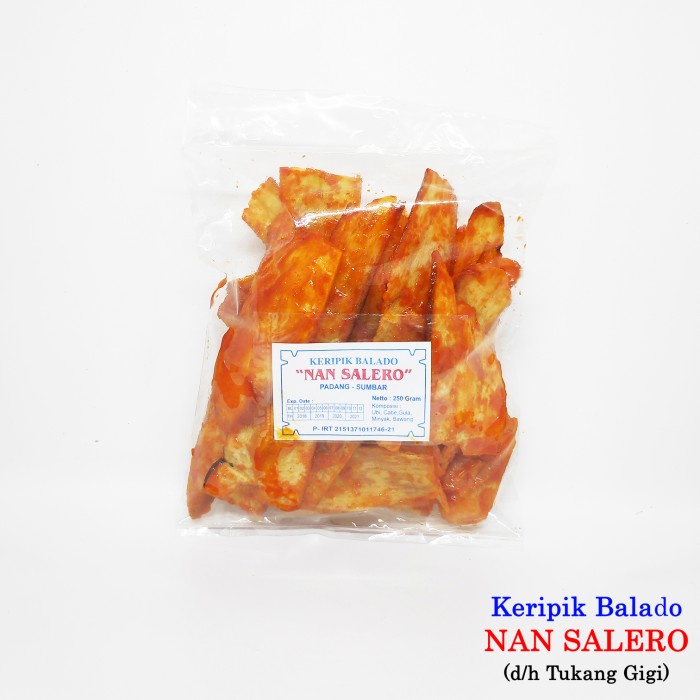 

MURAH Keripik Balado Panjang Nan Salero 250 gram