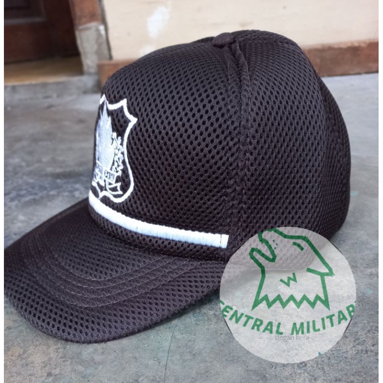 Topi Satpam Terbaru Coklat - Atribut Security