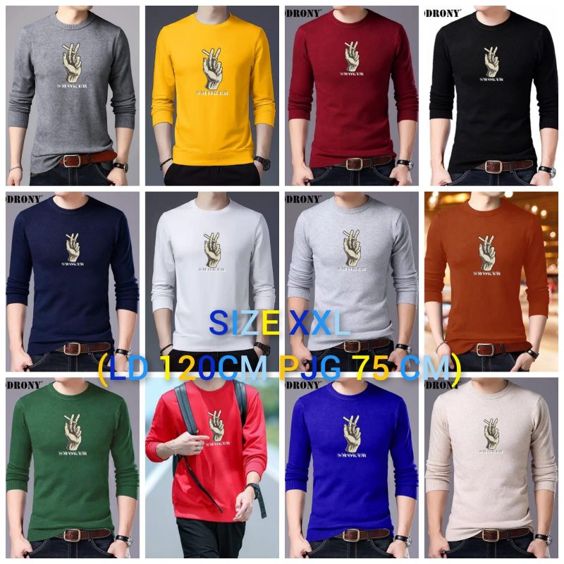 COD/DS/BAJU SWEATER SMOKER XXL