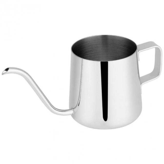 OneTwoCups Teko Pitcher Kopi Teh Leher Angsa Teapot Drip Kettle Cup - AA0049