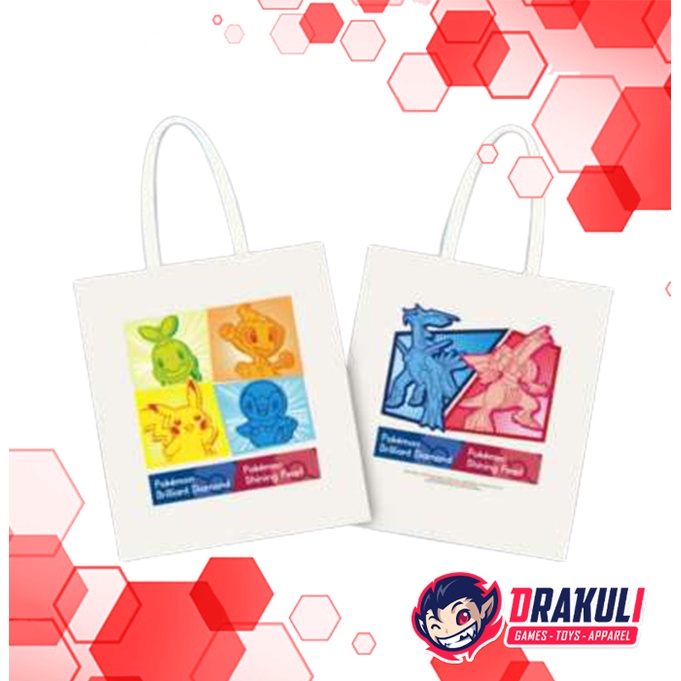 Pokemon Briiliant Diamond &amp; Shining Pearl Official Tote Bag