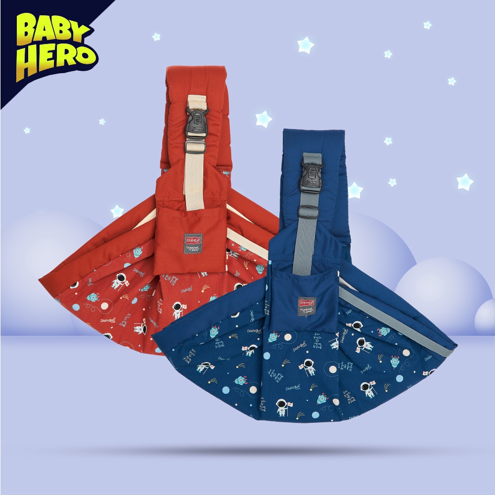 Dialogue Baby Gendongan Samping - Ring Sling - Gendongan Newborn 4 in 1 M-Shape Planet Series DGG425