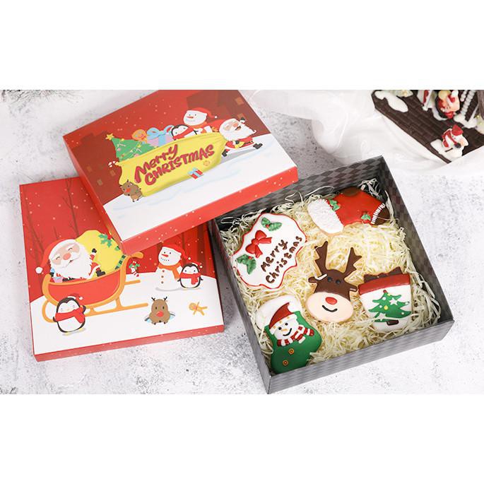 

PROMO - box natal hard cover hampers besar / gift box christmas santa