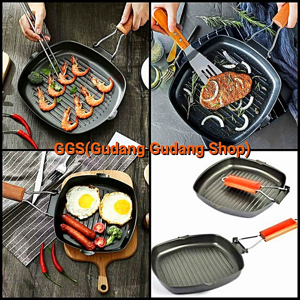 TEFLON WAJAN GRILL PAN  BBQ TERMURAH