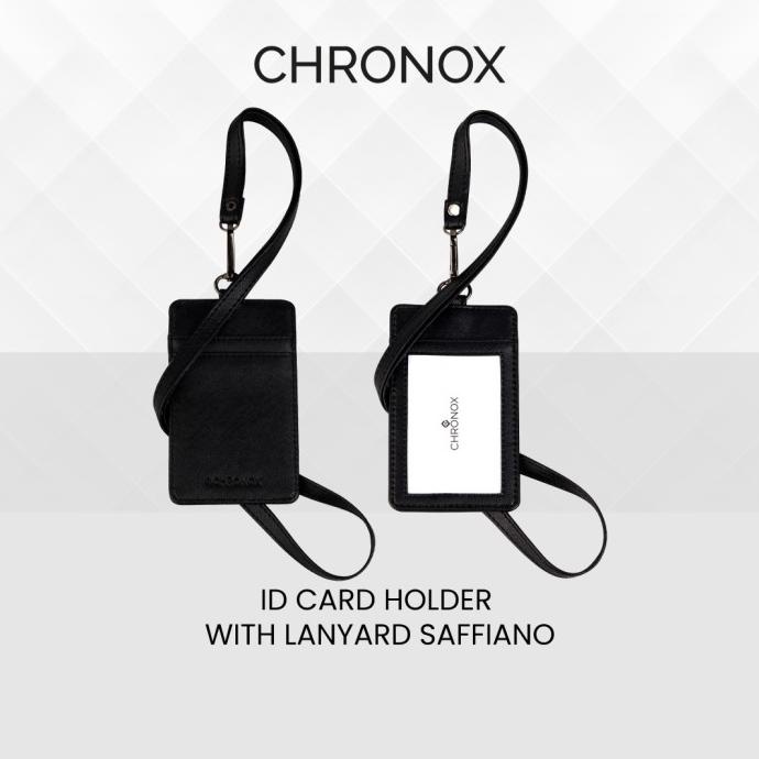 

CHRONOX ID Card Holder With Lanyard Saffiano