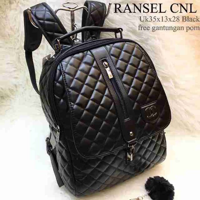 RANSEL CHANEL(TAS BAG,TAS FASHIN WANITA,TAS IMPORT,TAS RANSEL SEKOLAH)