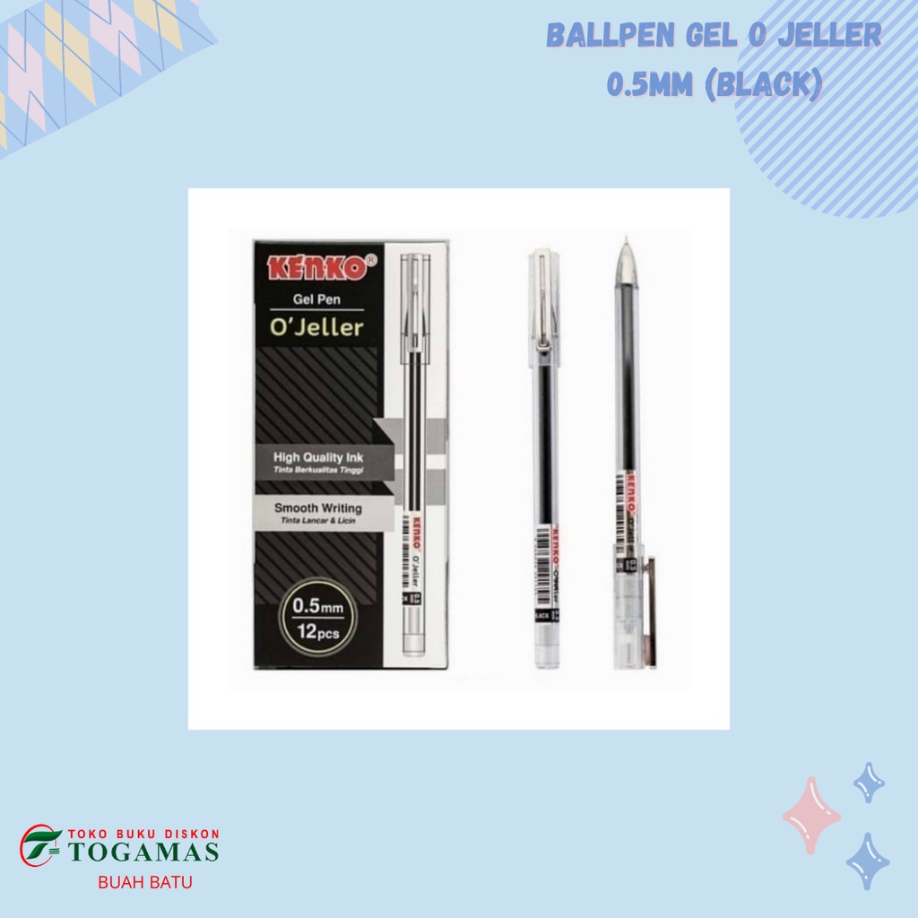 

BALLPEN GEL O JELLER 0.5MM (BLACK)