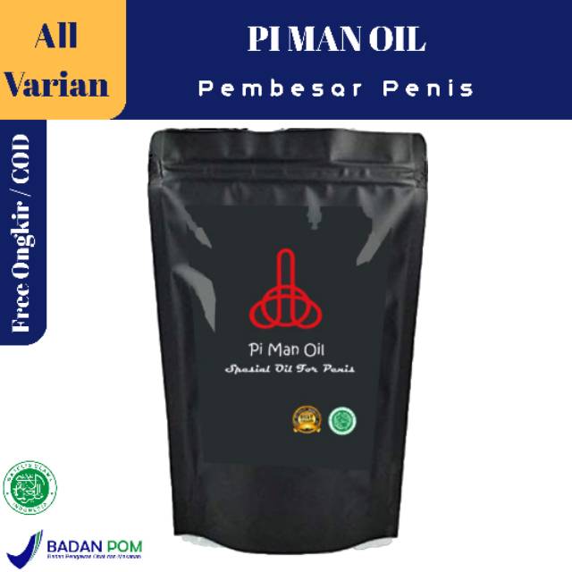 [PI MAN OIL] Spesialis Minyak Pembesar & Memperpanjang Mr.P -Kemasan Varian-