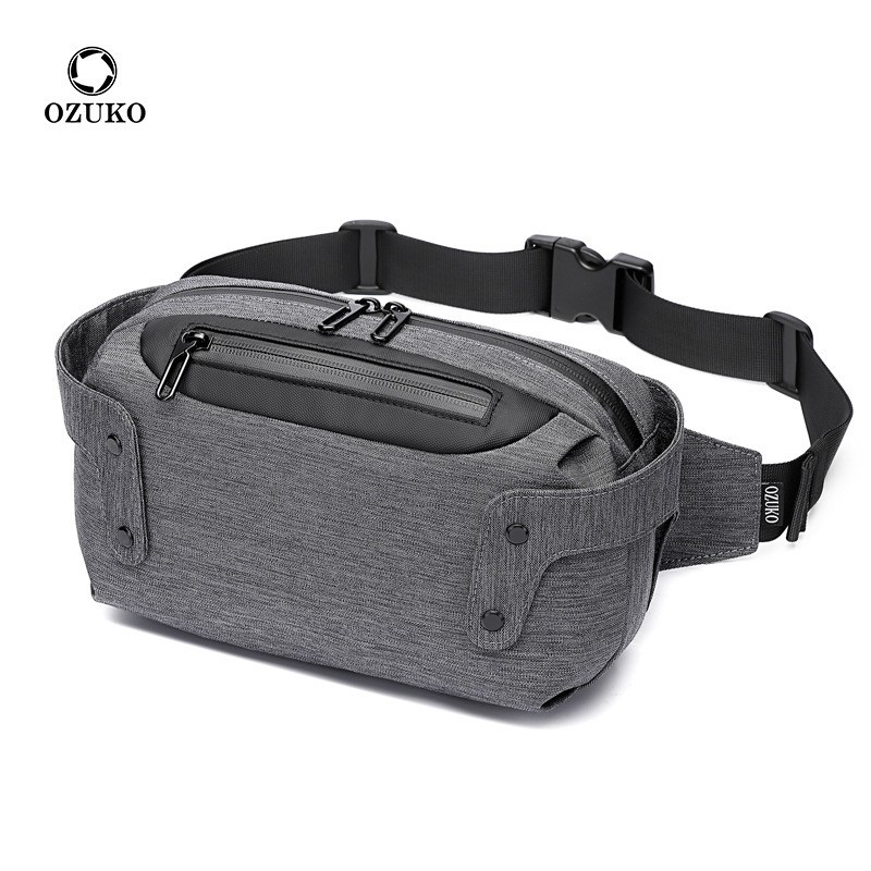 OZUKO 9360 Tas Selempang Pria Anti Air Waistbag Pria By Japan Design WATCHKITE WKOS