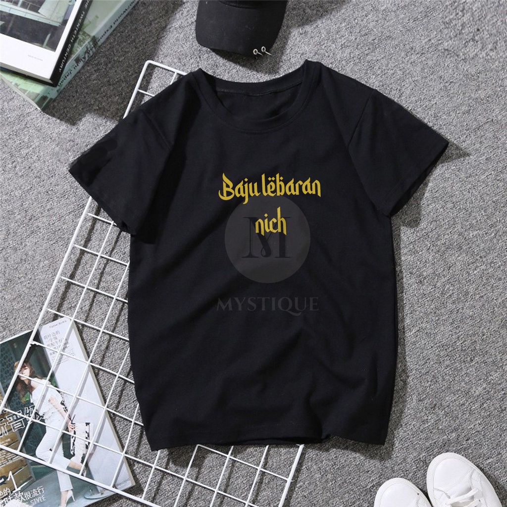 MYSTIQUE.ID-KAOS BAJU LEBARAN NICH T-SHIRT LUCU DAN AESTHETIC