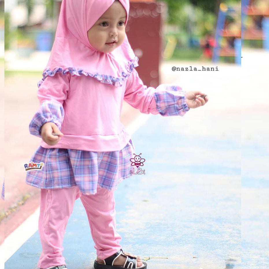 TOP PRODUK Elbi Busana  Muslim  Anak Cewek usia 1th 