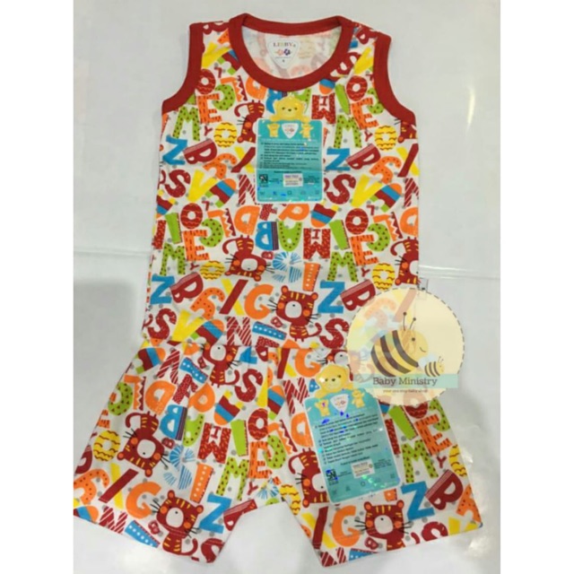 LIBBY Stelan Oblong Unisex Singlet Celana Pendek