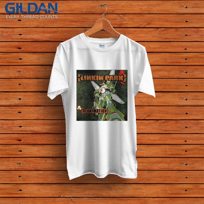 kaos chester bennington linkin park tshirt original gildan softstyle link 12