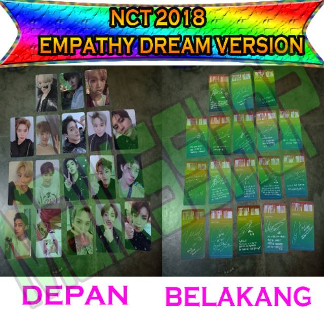 NCT 2018 Empathy All Version Photocard Kpop