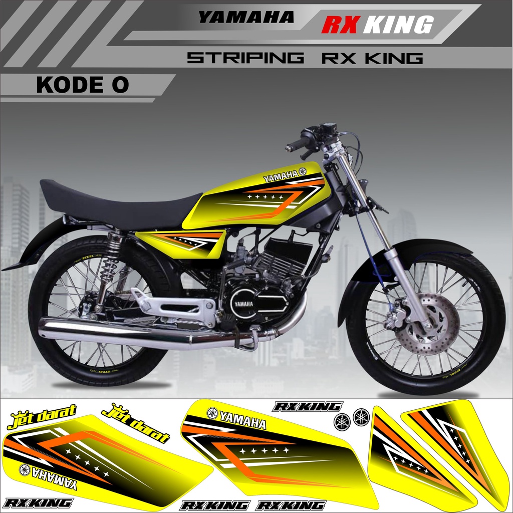 Sticker Striping Rx King Variasi Stiker Rx King Variasi Kode O