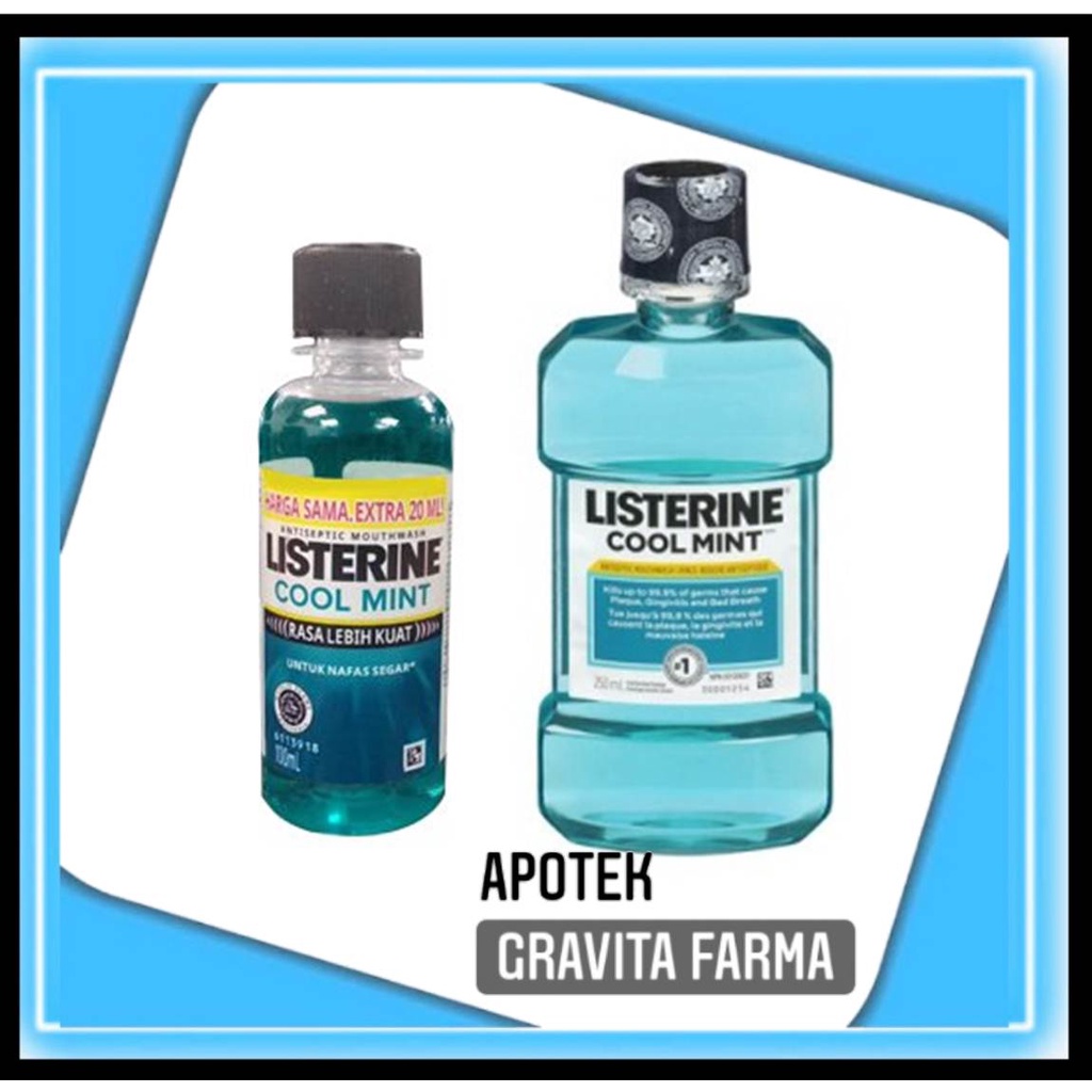 Listerine Cool Mint mouth wash kumur mulut