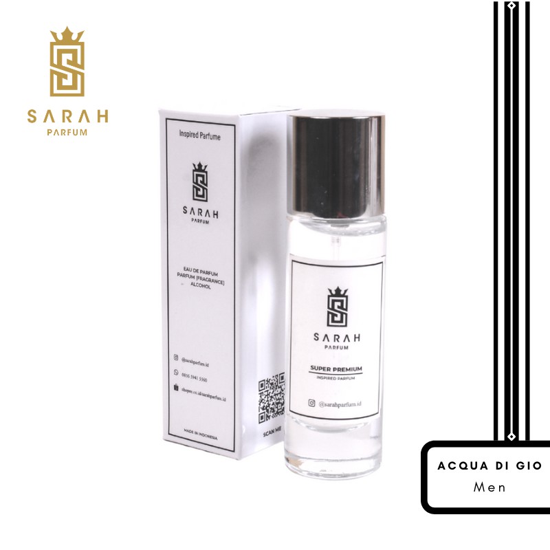 Sarah Parfum Acqua Di Gio Profumo Men - Inspired Parfum - Parfume Farfum Minyak Wangi Tahan Lama Pri