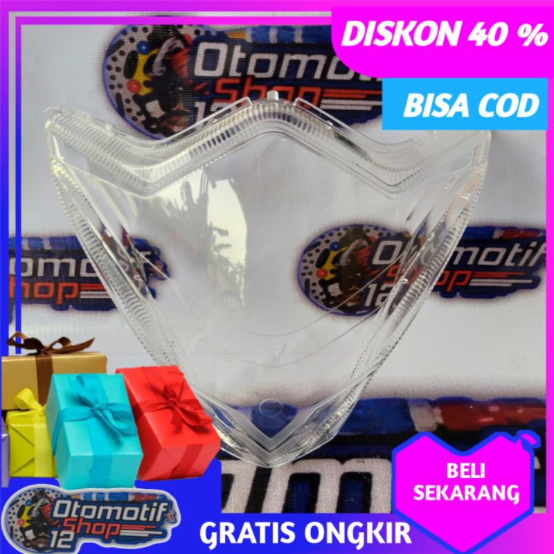 Kaca Lampu Depan Satria FU FL Facelift Mika Lamu Fu Facelift