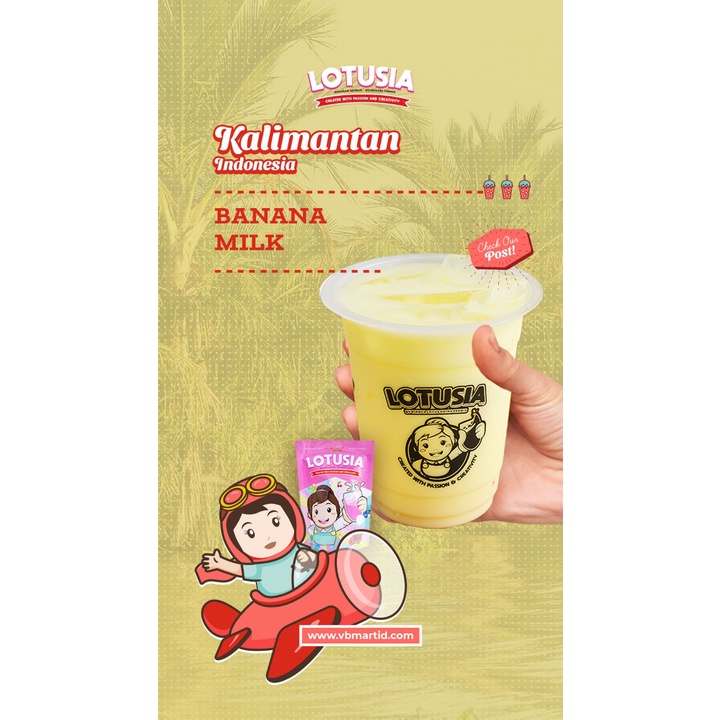 1 kg Lotusia BANANA Drink Premix