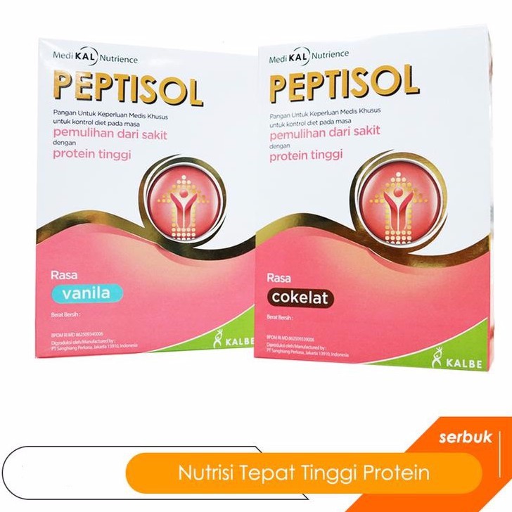 

Peptisol Susu Nutrisi Protein Tinggi Untuk Pemulihan