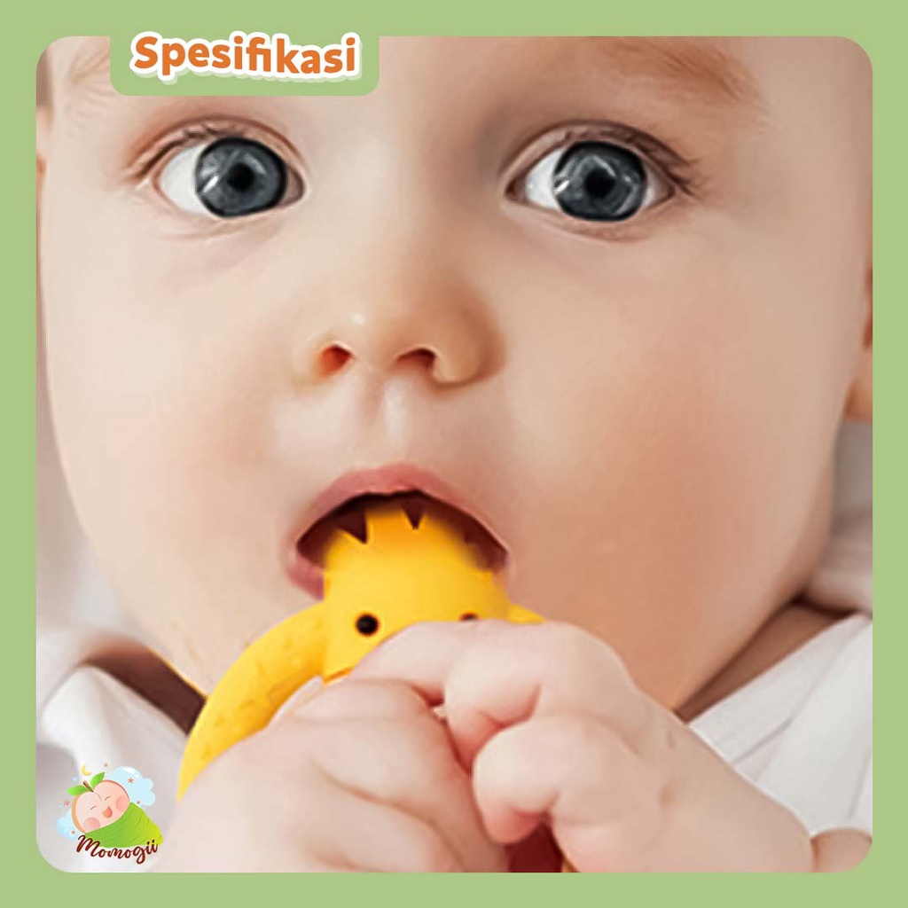 MOMOGII Teether Gigitan Bayi Bentuk Rusa