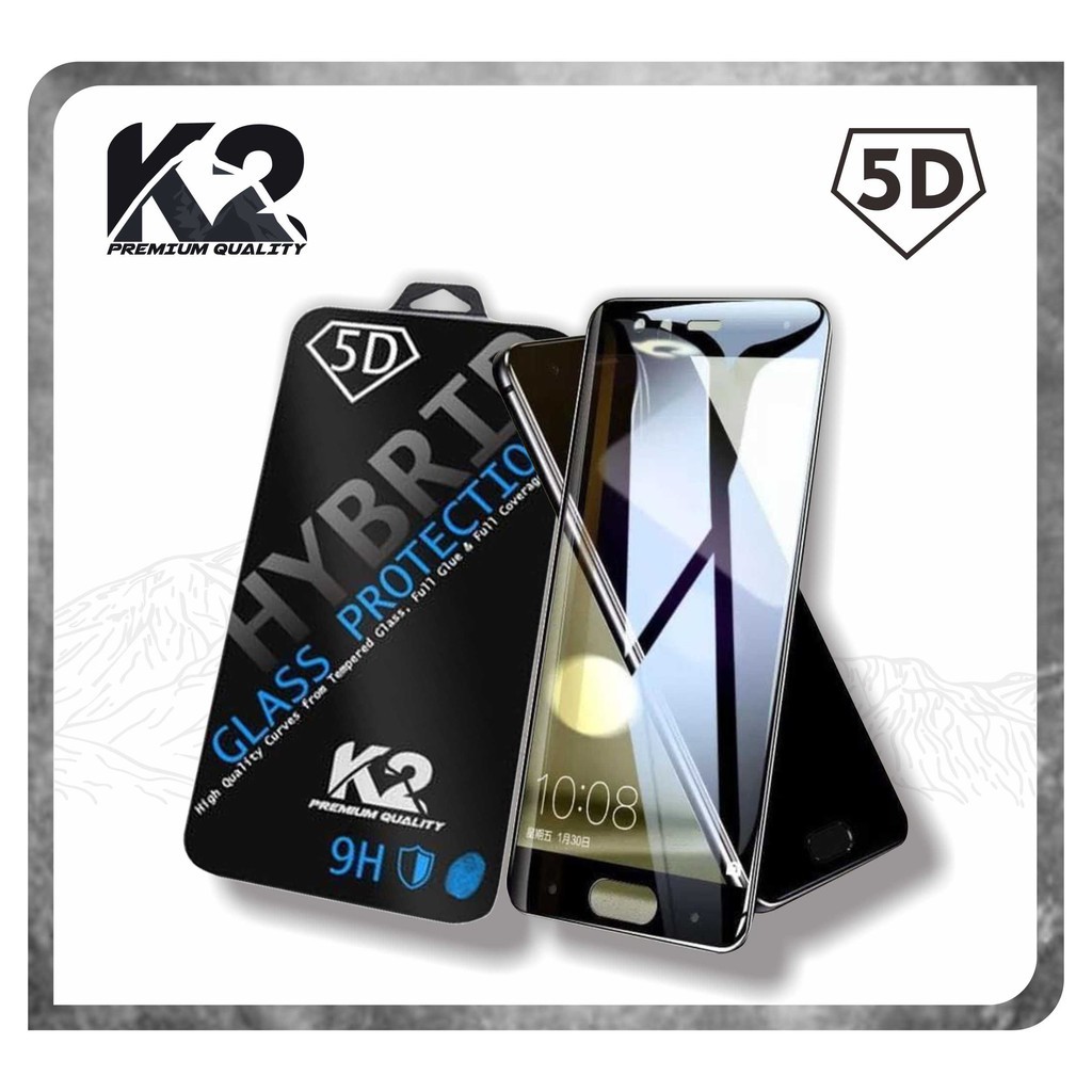 [TEMPERED GLASS 5D] warna K2 PREMIUM QUALITY for SAMSUNG