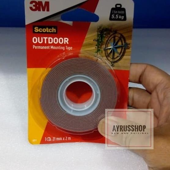 

*#*#*#*#] 3M Scotch Doubletape Strong Outdoor upto 5,5kg-Solasi Perekat Dua Sisi