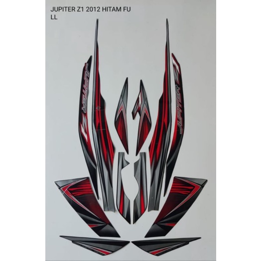 STRIPING JUPITER Z1 2012 HITAM FULL