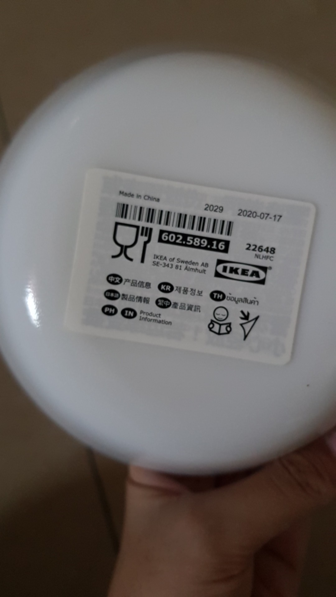 Mangkuk Makan Atau Mangkuk Saji  - Warna Putih , Diameter 15x5 Cm Of931