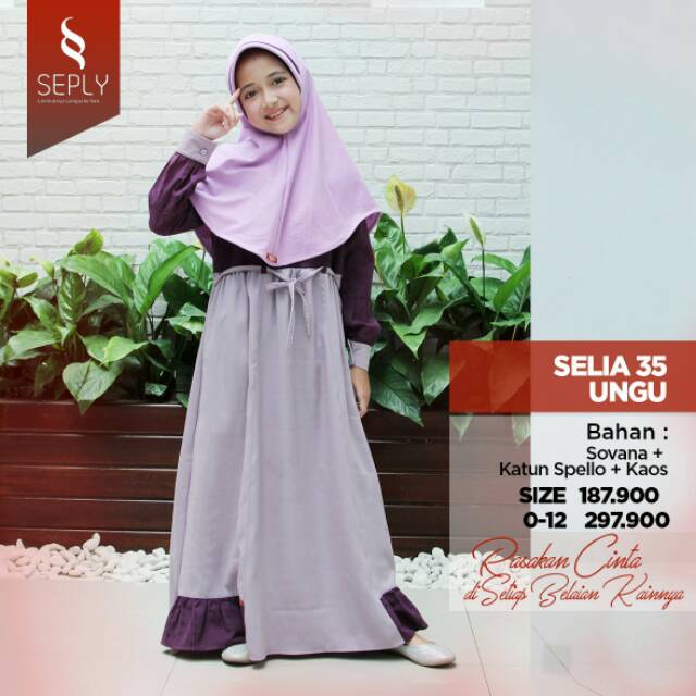 Selia 35 & kliko 28 couple anak by sarimbit Eksis 36 ungu