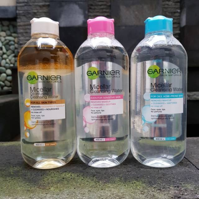 Garnier Micellar Water 400ml ( TERMURAH MERIAH ) ORIGINAL 100% ORIGINAL-BPOM