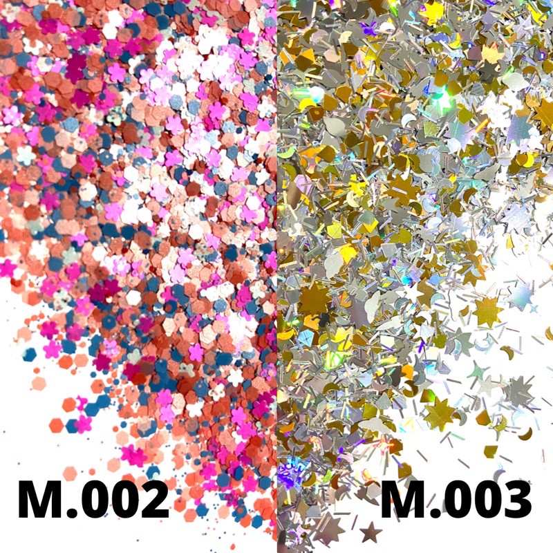 mix glitter nail art salon scrapbooking slime make up halloween m