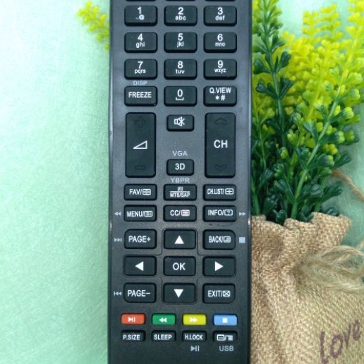 REMOTE TV AQUA LED - A8