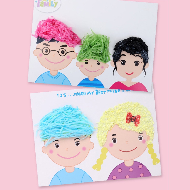 Mainan Stiker Kertas Handmade DIY Untuk Edukasi Anak