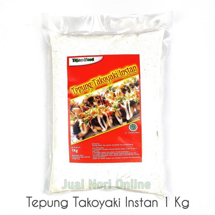 

TitiandFood Tepung Takoyaki Instan 1Kg Tepung Okonomiyaki Halal MUI