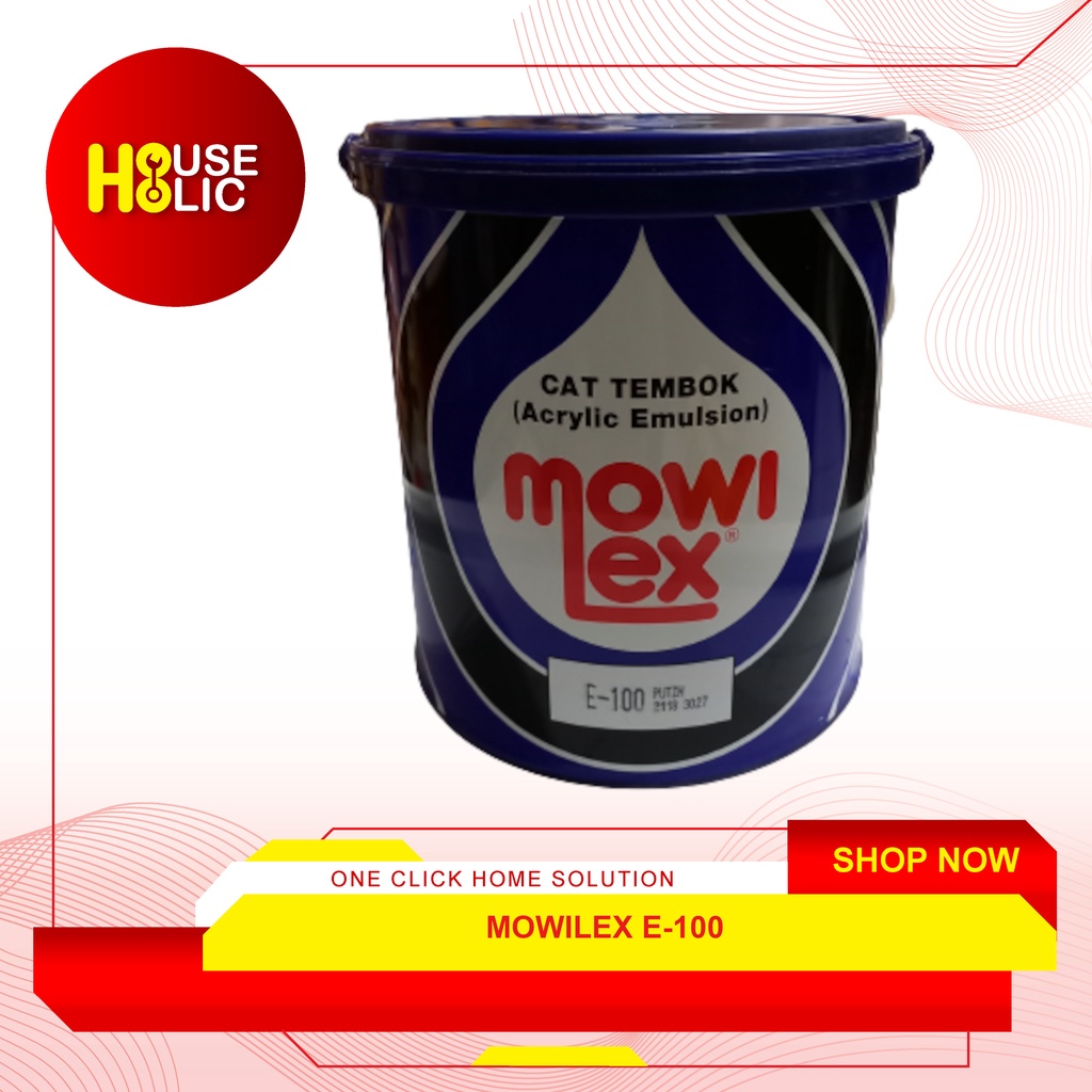 Cat Mowilex Acrylic 2,5 Kg / Cat Tembok Dinding Interior 2,5 Liter