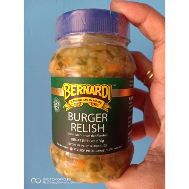 

Bernardi Burger Relish 270 Gr