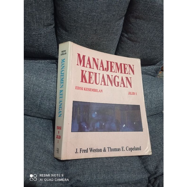 buku manajemen keuangan Edisi 9 jilid 1 original Fred Weston