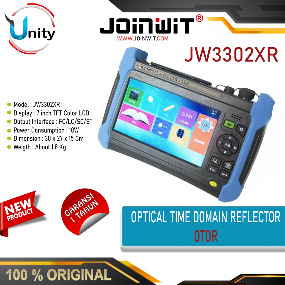 OTDR Joinwit JW3302XR Optical Time Domain Reflector Fiber Optic OTDR