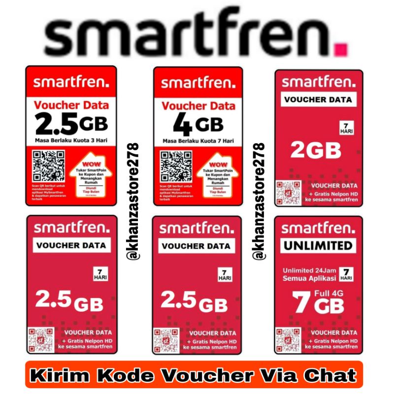 Voucher Paket Data Smartfren Harian/Mingguan