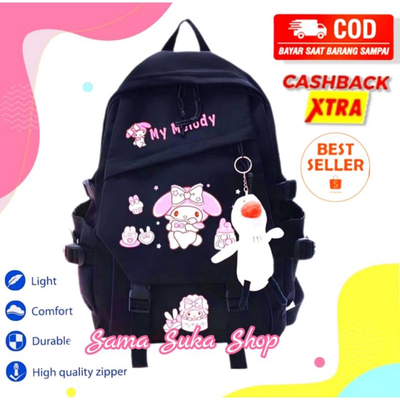 Tas sekolah anak perempuan sd My Melody Fashion Style Terbaru Mewah Murah